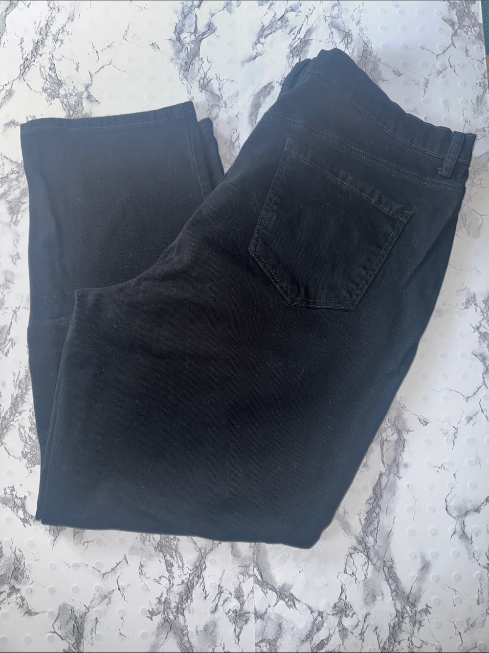 Gloria Vanderbilt Amanda Straight Leg Jeans Black Size 22W